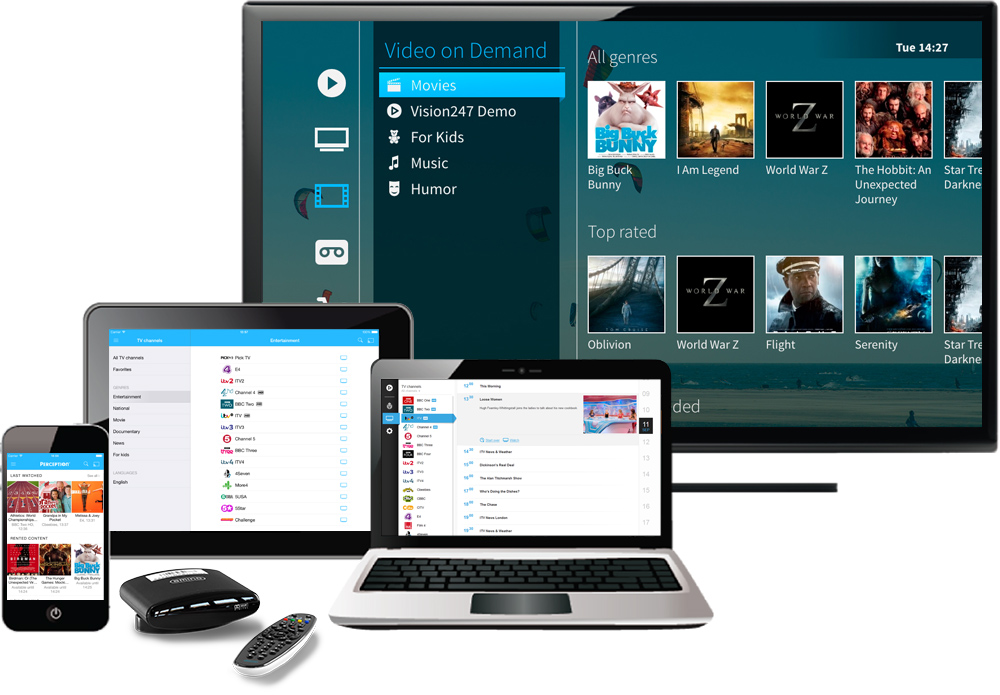 Mwareiptv builds your tv platform middleware! Kode Ott Iptv : Perception Ovp The First Unified Cdn Ott Iptv Multiscreen Video Platform Home
